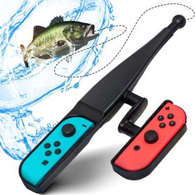 1 Pack Fishing Rod; Handle Grip Joy Con Controller For Nintendo Switch / Switch Standard Edition Fishing Game Accessories; Great Gift For Family
